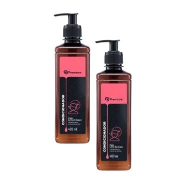Imagem de Kit 2 Condicionador Premisse Leite Argan 400ml Hidratação Intensa Pent