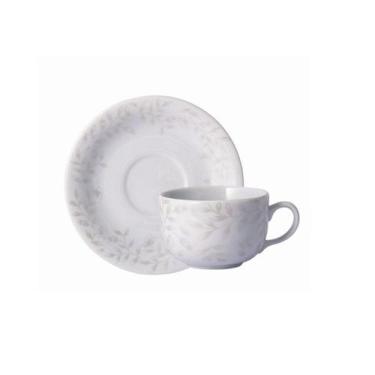 Imagem de Xícara Café com Pires 100ml Porcelana Schmidt - Dec. Guaporé 2395, 239