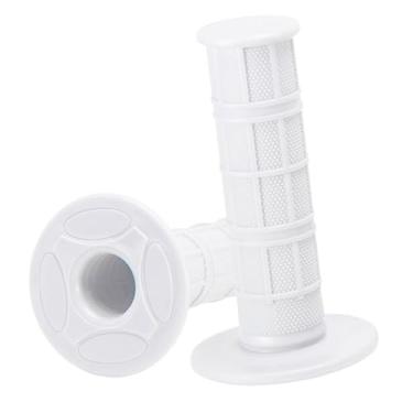 Imagem de 2 Pegas brancas, forgrips para Ebike, Pro Taper Grips, Dirt Bike Grips, Dirtbike, Dirt Bike Grips Scooter, Grips Universal Handlebar Grips Soft Rubber Motorcycle