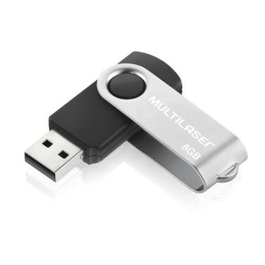 Imagem de Pen Drive Twist 2 8GB Preto Multilaser - PD587
