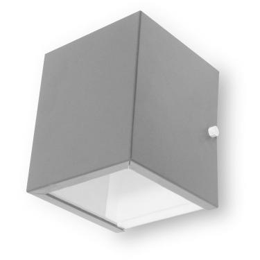 Imagem de Arandela 2 Fachos Externa Interna Alumínio Preta Led G9 6000