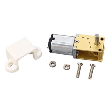 Imagem de Turbo Geared Motor Alta Torção DC12V Mini Eixo De Redução Micro Escovado Forte Carga De Zinco Liga De Latão Codificador Robô Máquina De Lavar Carro (60RMP)