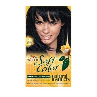 Imagem de Tintura Soft Color 28 Preto Azulado - WELLA