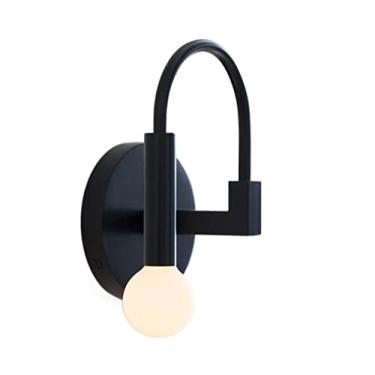 Imagem de GRFIT Arandela de parede, luminária de parede inovadora em forma de arte LED, luz de parede LED para sala de estar, quarto, cabeceira, luz de leitura, corredor, luz decorativa de LED