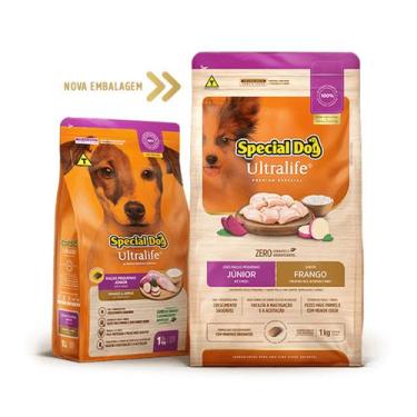 Imagem de Ração Cães Special Dog Ultralife Junior Raças Pequenas Frango e Arroz 