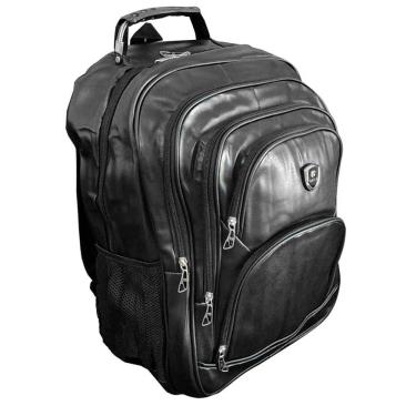 Imagem de Mochila para Notebook Reforçada Masculina Feminina á prova de agua 50L Grande Impermeável Couro Pu - Viagem Faculdade