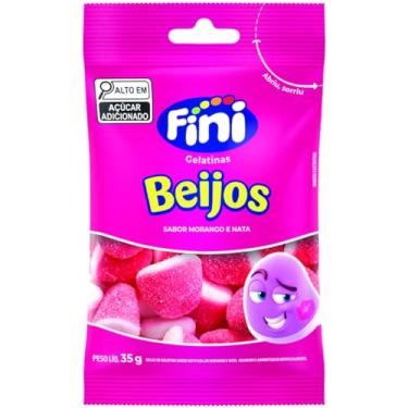 Imagem de Bala Gelatina Beijos 10x35g Fini