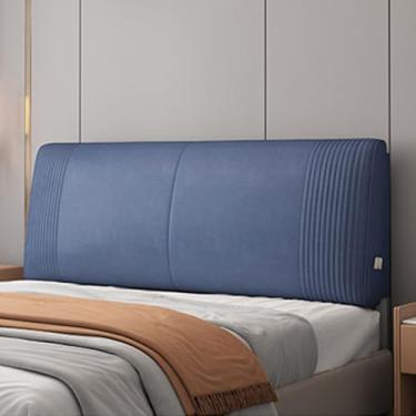 Imagem de Capas De Cabeceira 120cm 150cm 160 Cm 180cm 200cm,cama De Almofada De Leitura,capa De Cabeceira Acolchoada Espessada,capa De Cabeceira Para Cama De Solteiro/casal/kin, Blue, 160 * 60 * 6cm