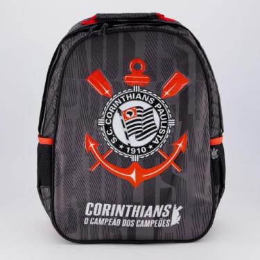 Imagem de Mochila Corinthians Juvenil Cinza - Xeryus, Único