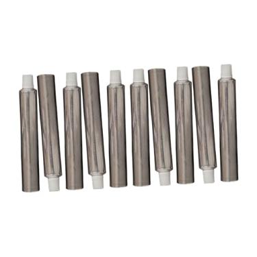 Imagem de Fancyes Tubos de Tinta Vazios, Recipiente Portátil Multifuncional Recarregável com Tubos de Alumínio Vazios para Fabricação de Pigmentos de Tinta E óleo, 10 unidades de 50ml