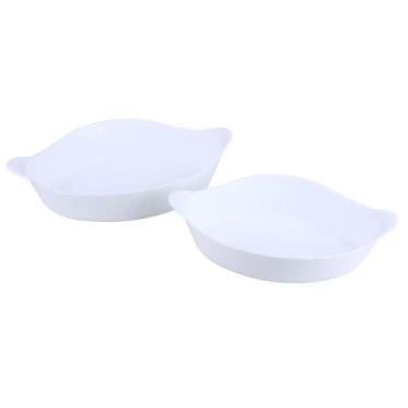 Imagem de Conjunto de Assadeiras Opaline Oval com 2 Unidades Nadir