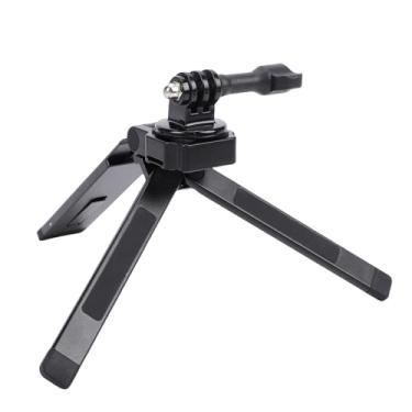 Imagem de Fockety Tripé Magnético Dobrável, Mini tripé de Mesa de Alumínio Universal Com ângulo Ajustável de 250 ° e ímãs Integrados, para Câmeras de Bolso e Séries de Ação