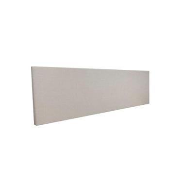 Imagem de Cabeceira Estofada Casal 1 Bloco Não é Segredo Linho Cru Mesclado 140x60