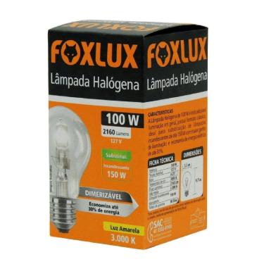 Imagem de Lampada Halogena Classica 100w 127v Foxlux