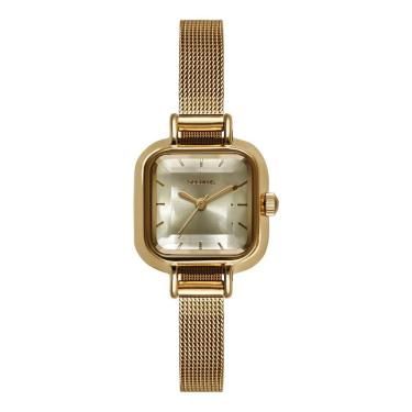 Imagem de Relógio Seculus Feminino Ref: 44277lpsvds2 Retangular Mesh Dourado