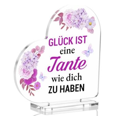 Imagem de Presente para tia de sobrinha sobrinho, Auntie Like You, placa de coração de acrílico, presentes para tias, Natal, aniversário, dia das mães