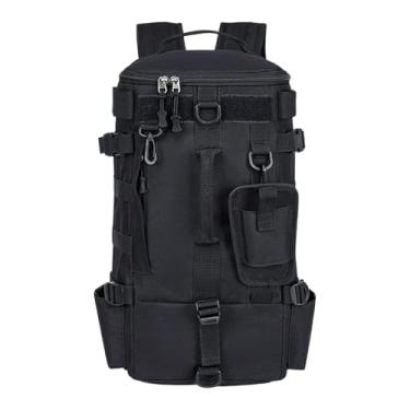 Imagem de Mochila de,Mochila Oxford Com Múltiplos Bolsos - para Equipamentos de com Suporte para Vara - Para Homens e Mulheres - Iscas, Campismo, Caminhadas, Viagens e Trabalho