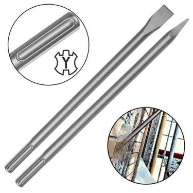 Imagem de Kit Ponteiro Talhadeira sds max martelete profissional 18 x 350mm Aço 