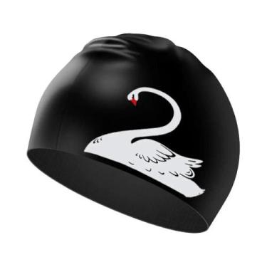 Imagem de Touca De Natação Unissex Antiderrapante E Impermeável De Silicone, Cha