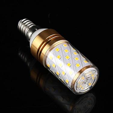 Imagem de Mingzhe E14 LED Lâmpada de Milho 12W Luz de Vela Decorativa Branca Quente para Escritório Doméstico (Branco quente 12 watts)