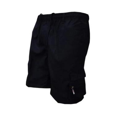 Imagem de Bermuda Tática Militar Masculina De Verão, Larga, Com Múltiplos Bolsos