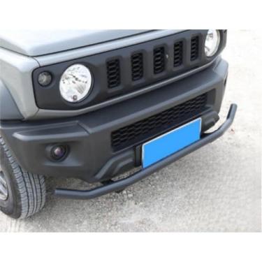 Imagem de Spoiler do para-choque dianteiro traseiro do carro parte de modificação do difusor de lábios compatível com Jimny 2018+ capa protetora de para-choque acessórios para carro (Lábio do para-choque
