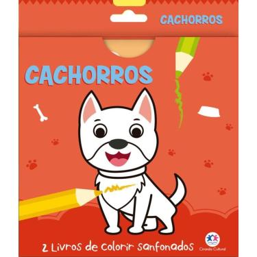 Imagem de Cachorros - 2 livros de colorir sanfonados