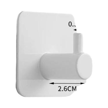 Imagem de Ganchos Autoadesivos De Aço Inoxidável Reforçados 2-10 Peças, Suportes