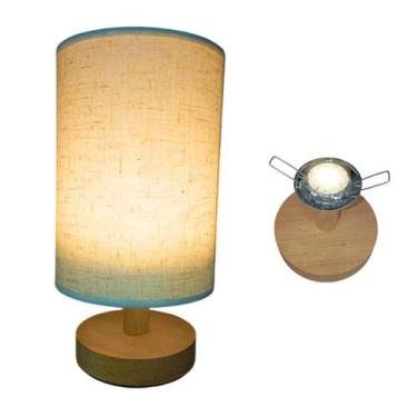 Imagem de Luminaria Abajur Mesa 3 Tons Minimalista LED USB Iluminaçao Regulavel 