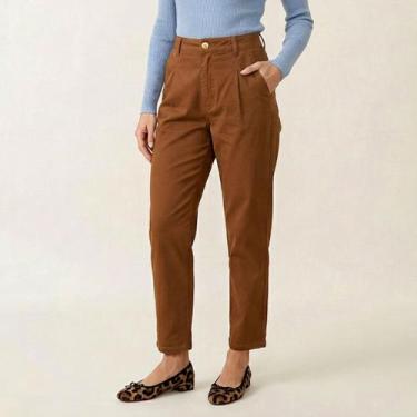 Imagem de Calça Jeans Color Lola Mom - Bloom, Marrom terroso, 38