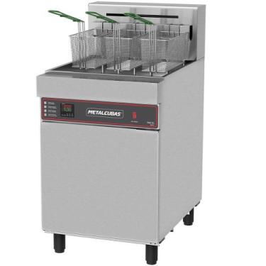 Imagem de Fritadeira elétrica água e óleo metalcubas 44 litros fao3c 220v trifás