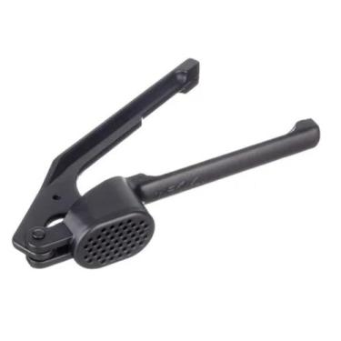 Imagem de Espremedor de Alho Preto em Alumínio Injetado Resistente e Prático par