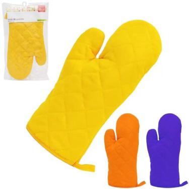 Imagem de Luva para cozinha de poliester termica longa colors 30x17cm - WINCY, R
