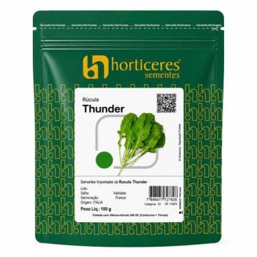 Imagem de Sementes de Rúcula Thunder Horticeres 100g Sabor Marcante Para Saladas