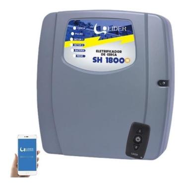 Imagem de Central Eletrificador Cerca Elétrica Wifi SH1800W App Lider