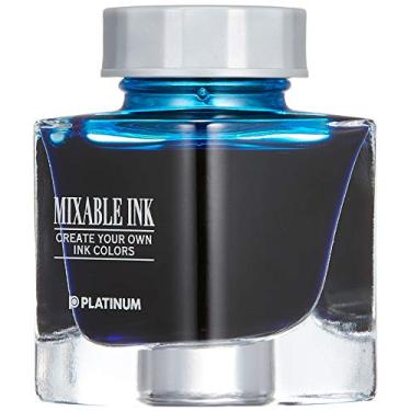 Imagem de TINTA P/CANETA TINTEIRO PLATINUM MIXABLE 20ML AQUA BLUE INKM-1000 57