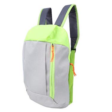 Imagem de Mochila esportiva masculina mochila de caminhada leve feminina bolsa de viagem para laptop bolsa de acampamento mochila bolsa de acampamento(浅绿色)