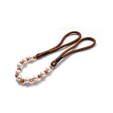 Imagem de Cortina de pérolas simples amarra acessórios de cortina de cordas suportes de cortina, T6,4 pcs