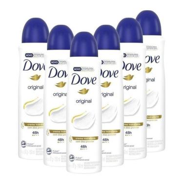Imagem de Kit 6 Desodorantes Dove Antitranspirante Aero Original 150ml Original