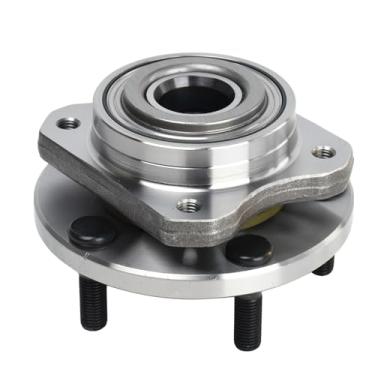 Imagem de KUSATEC 513123 Rolamento de roda dianteira e conjunto de cubo compatível com Chrysler Grand Voyager Prowler Town & Country Voyager, Dodge Grand Caravan, Plymouth Grand Voyager Prowler, 5 parafusos sem