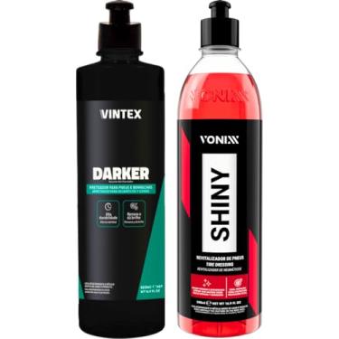 Imagem de Kit Renovador De Pneu Shiny E Darker 500ml Brilho Vonixx