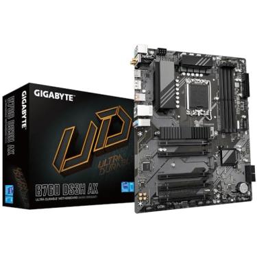 Imagem de Placa Mãe Gigabyte B760 DS3H AX WIFI (LGA 1700/4xDDR5/HDMI/DisplayPort/USB 3.2/M.2)