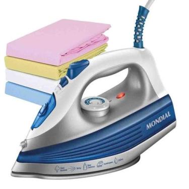 Imagem de Ferro De Passar Seco E Vapor Mondial Base Ceramica Com Spray, 220V