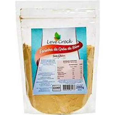 Imagem de Farinha De Grão De Bico Sem Glúten Leve Crock 200G