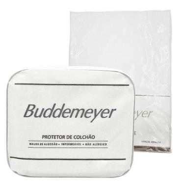 Imagem de Kit Protetor Buddemeyer Colchão Impermeável Queen + Lençol