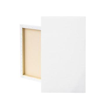 Imagem de Quadro Para Pintura 30x50 Cm Madeira Pinus Com Tela Algodão Para Óleo 