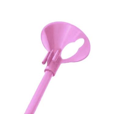 Imagem de Kit Suporte para Balão 33cm - Lilás Candy - 10 Unidades - KLF Festas