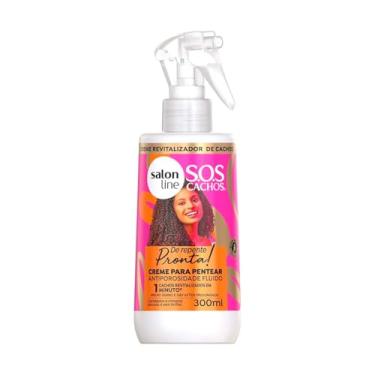 Imagem de Salon Line, Creme para Pentear Fluido, SOS Cachos, De Repente Pronta, Vegano - Para Cabelos Cacheados e Crespos, 300ml