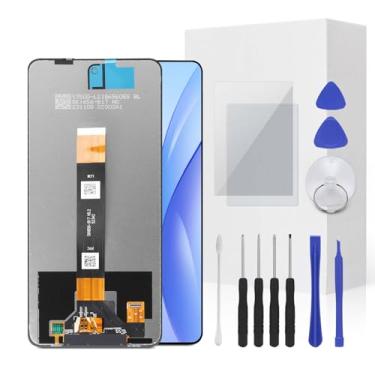 Imagem de JENCYFU Tela de substituição TCL 50 XE Full LCD Screen Display Touch Digitizer Assembly com ferramenta de reparo para modelo TCL 50 XE NxtPaper 16.7 cm
