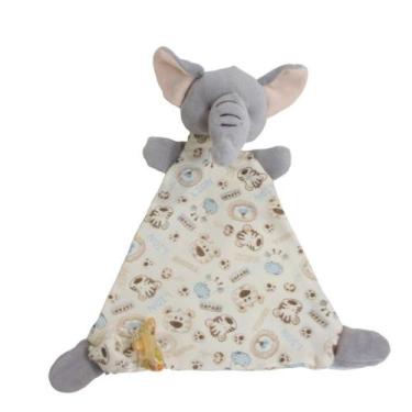 Imagem de Naninha Bebê Cheirinho Porta Chupeta com guizo e prendedor de chupeta 